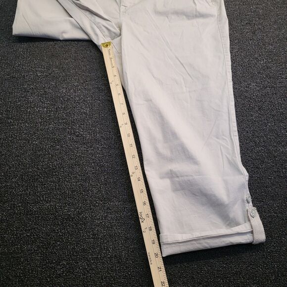 Gloria Vanderbilt Womens 14 (37x20) Denim Skimmer Cuffed Capris Pants - Picture 7 of 12